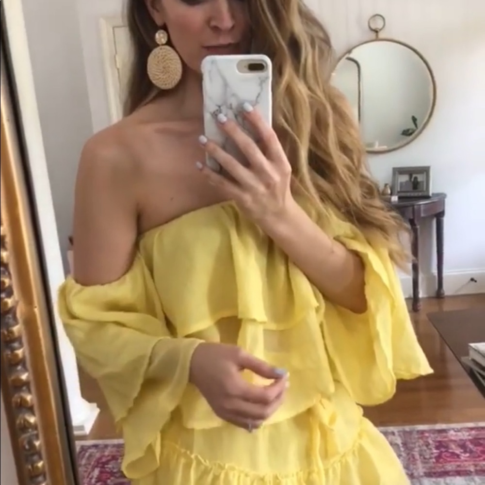 Yellow Ruffle Summer Set- Small - Picture 8 of 9